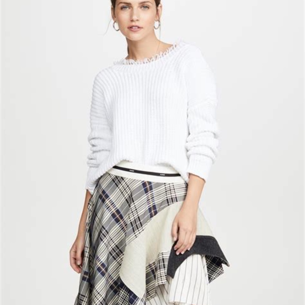 Monse Draped Plaid Jacket Skirt NWT US4 - Picture 8 of 16